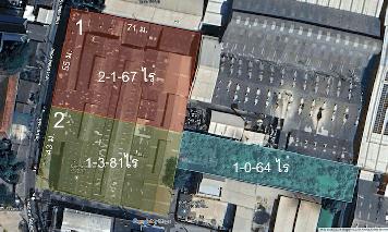 ที่ดินแบ่งขายพร้อมโรงงาน ติดถนนซอยวัดมหาวงษ์ พื้นที่สีม่วง ใกล้ตัวเมือง ทำโรงงานได้ หน้ากว้าง 96 เมตร ใกล้ถนนสุขุมวิท และ BTS สำโรง